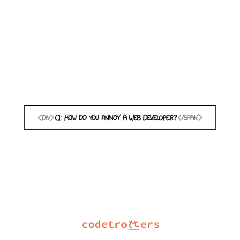 codetrotters's tweet photo. Do you knowโโ
#webdeveloper #geekjoke #techjoke
#codetrotters https://t.co/S8qsfydoPJ