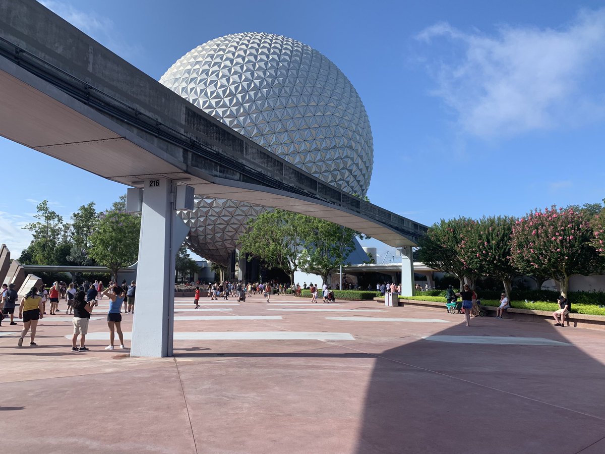 Leave A Legacy is gone on one side at Epcot. Walls down as of today. #LiveAtWDW