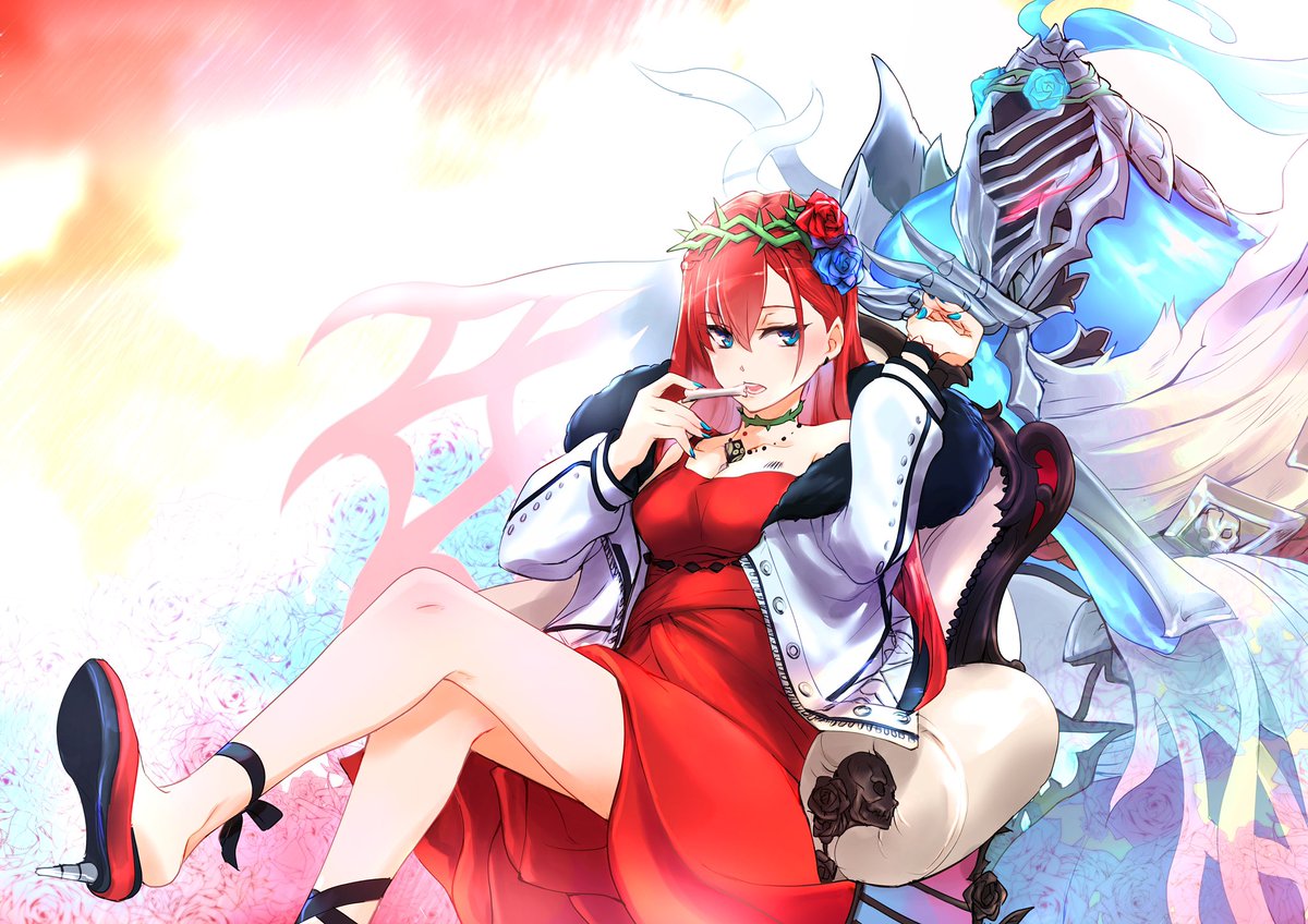 ちぇちぇ キンクラキアラ オウスイ 来てくれてありがとう まだ到着していないキアラファンの方にも無事訪れますように キアラだけでなくオウスイの袖 の部分が蜘蛛の巣の形で尊いポイントぶち上がりなのでどうしても描きたかった