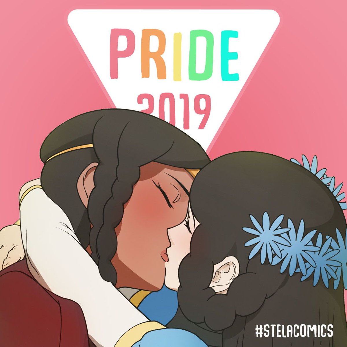 readstela's tweet photo. Celebrating Pride! #PrideMonth #Pride2019 #LGBT #LGBTQ #stelacomics https://t.co/WvUxKIzGPh