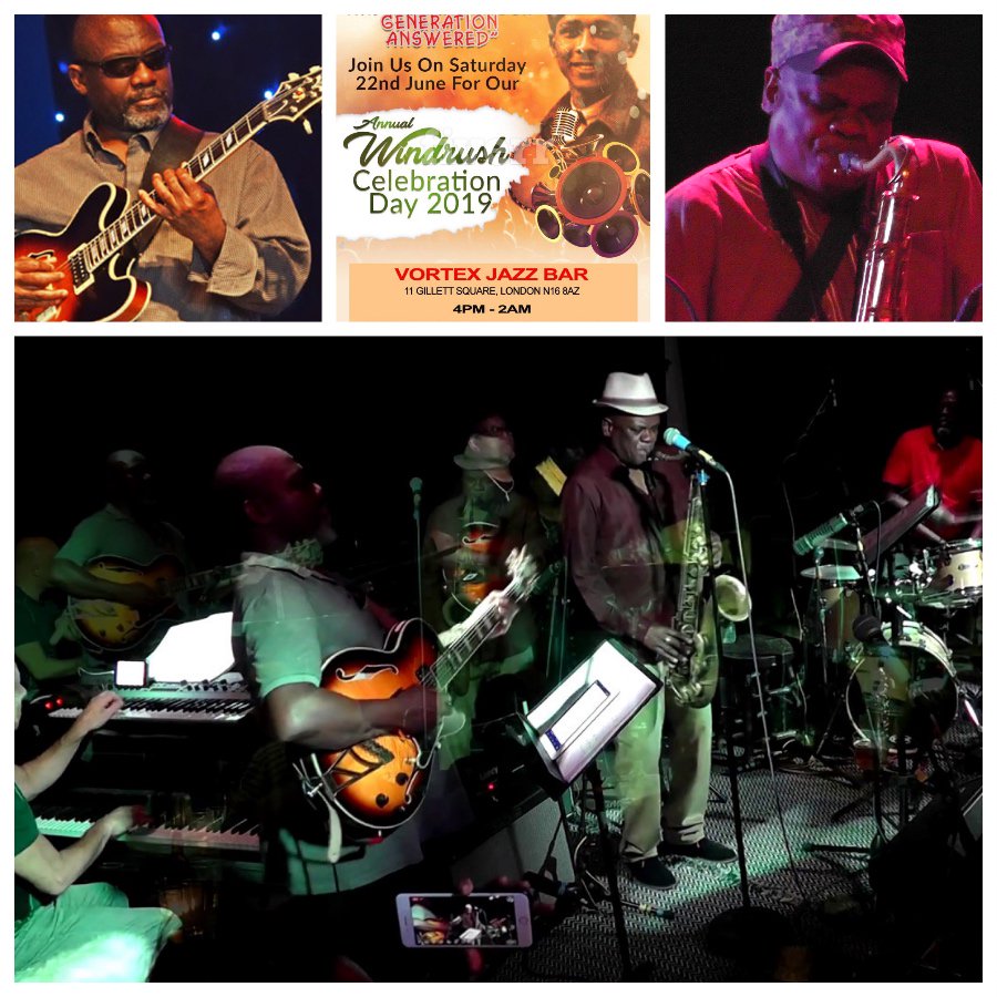 vortexjazz's tweet photo. 22/JUN
Schedule of Events for #Windrush Celebrations
Ray Carless &amp; Club Skaaville All Stars ft. Cameron Pierre 7.45pm
4pm – 7.30pm – Spoken Words/PA/DJ session 
https://t.co/NuRKLM9w2i 
@meltingpot4u @clubskaaville @TicketWebUK https://t.co/YbmRrDicpM