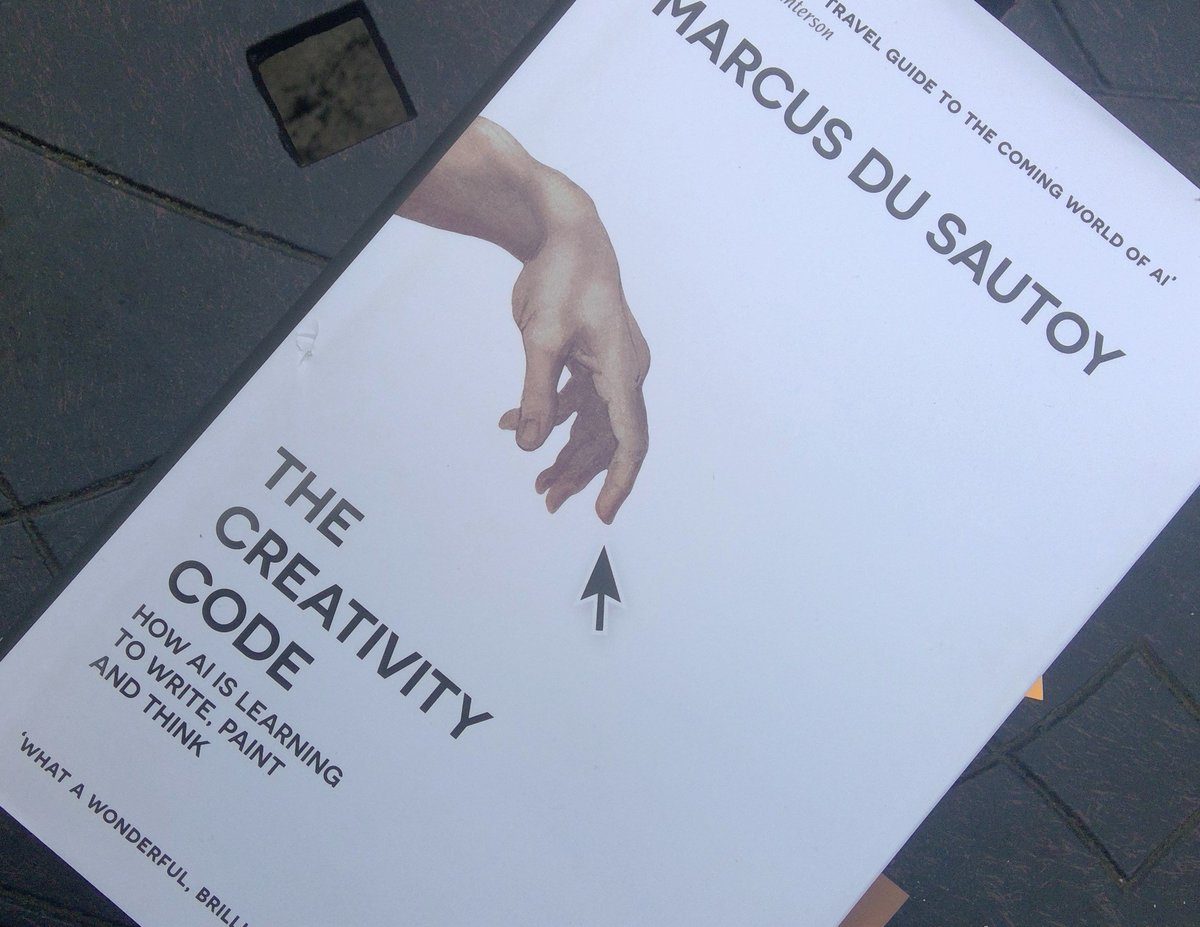 ReptonCompSci's tweet photo. Recommended reading from @MarcusduSautoy for those who enjoyed the #AI talk in Chapel this morning!  Also look up David Cope for more amazing Experiments in Musical Intelligence.  What Next? https://t.co/MlU1Hy2oUf