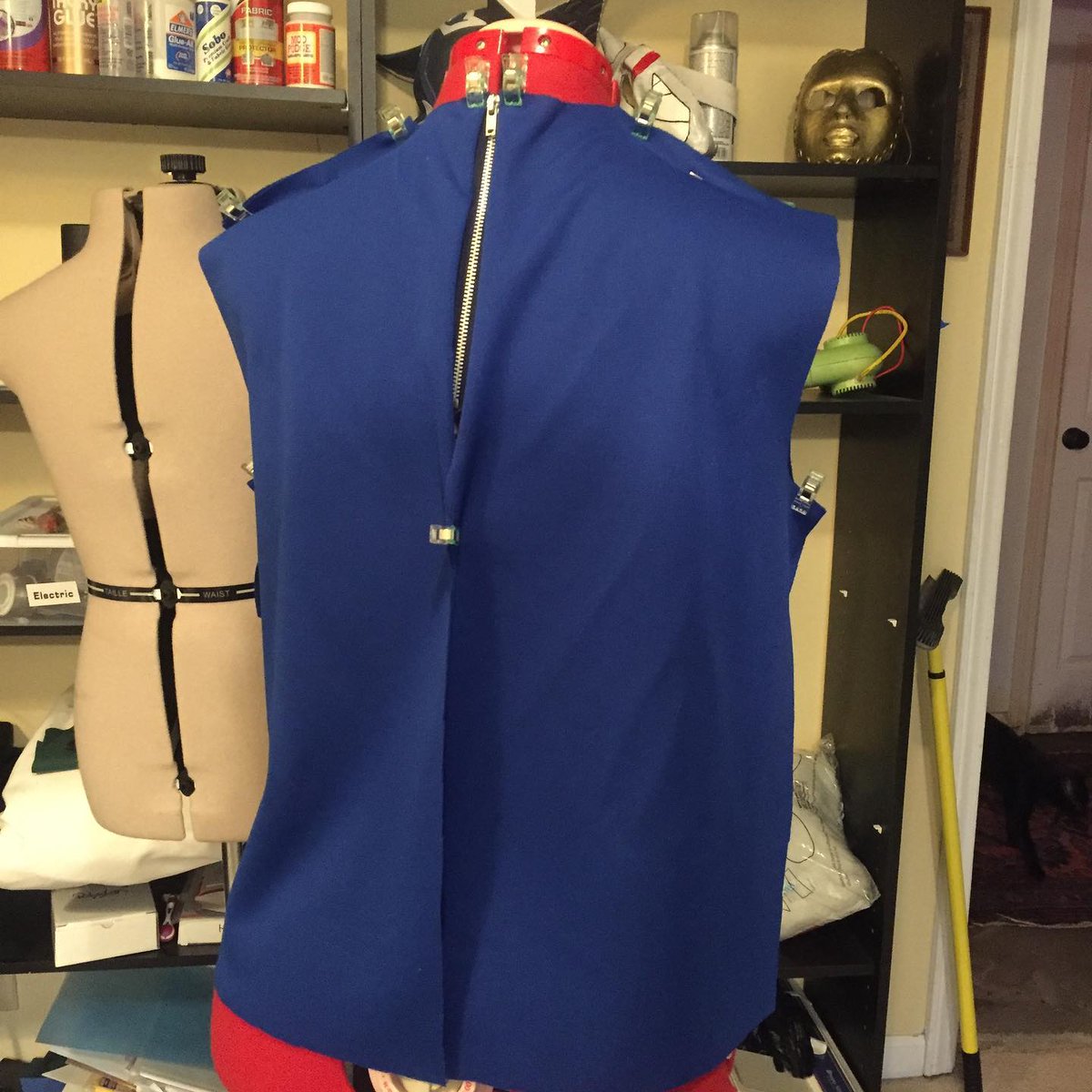 TheGeekForge's tweet photo. Next commission underway! . . . . . #geekforge #thegeekforge #geeklife #itsgoodtobeageek #sewing #handmade #custom #costume #cosplay #commission #wonderclips #makersgonnamake #smallbusiness #shoplocal #blueperiod https://t.co/oTOLIun7VI https://t.co/v6fuwo427l