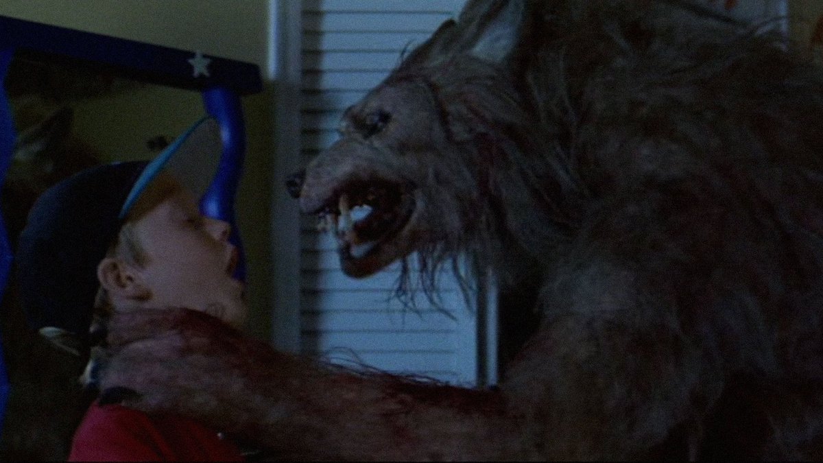 'Bad Moon,' starring Michael Pare as the werewolf Ted Harrison, premiered in 1996. The film also stars Primo as Thor the German shepherd. #werewolffilm #badmoon #michaelpare #gooddog #baddog #werewolf