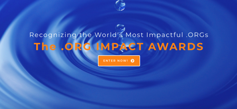 Chance to win $5,000 with new .ORG Impact Awards bit.ly/31EZ4WJ