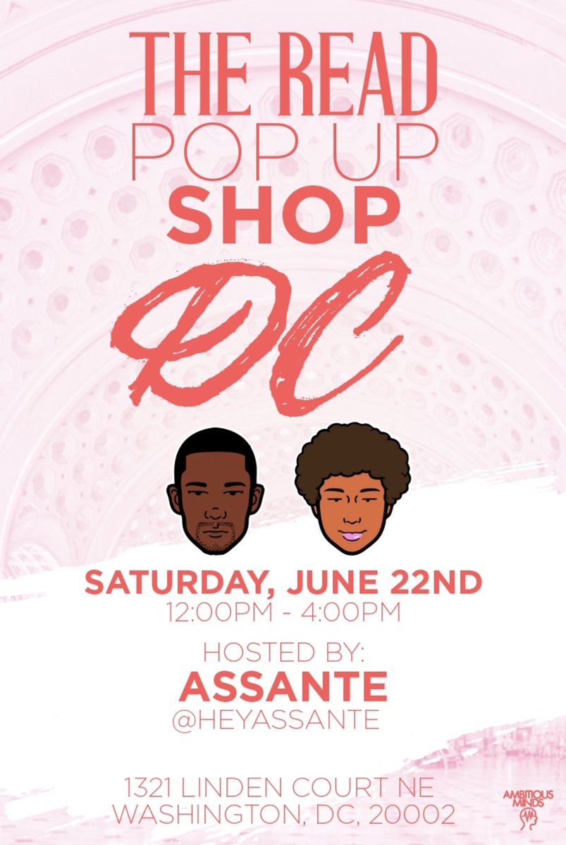 ThisIsTheRead's tweet photo. Washington, DC! Ahead of #TheReadLive on June 22nd will be #TheReadPopUp from 12-4pm where all of our merch will be available.  The event is hosted by @heyassante so we hope to see you there! ✨ https://t.co/uhmriyPuQw