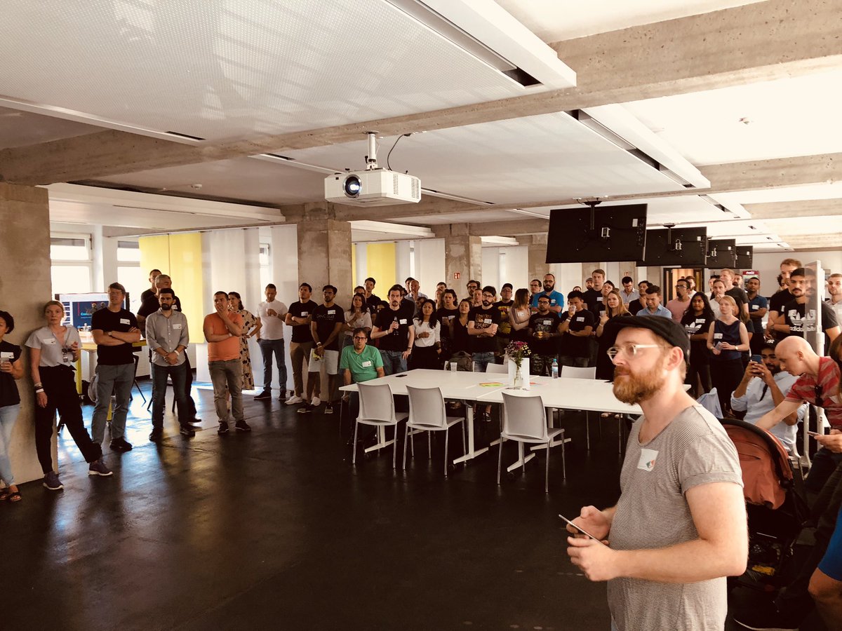 N3XTCODER's tweet photo. 100 creative minds, 5 innovative entrepreneurs: @COLABRIQ @sustainabill_de @CircularIq @haelixa @OEKO_TEX_Int 4 strong partners: @ZalandoTech @DBHackathon @VWGroup @adidas joining forces to redefine #SupplyChainTransparency #hackSCT19 #tech4goodberlin #socent #hackforimpact https://t.co/acwZdC7Nmc
