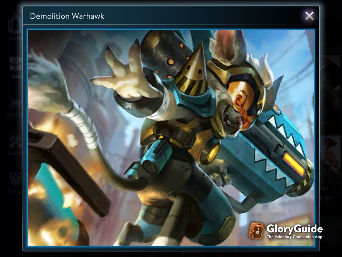 GloryGuideVG's tweet photo. New skins arriving in next update:

🚀 Demolition Warhawk (R)
👙 Summer Party Gwen (SE)
💥 Netherknight Vox (L) https://t.co/EZ4xHiY482