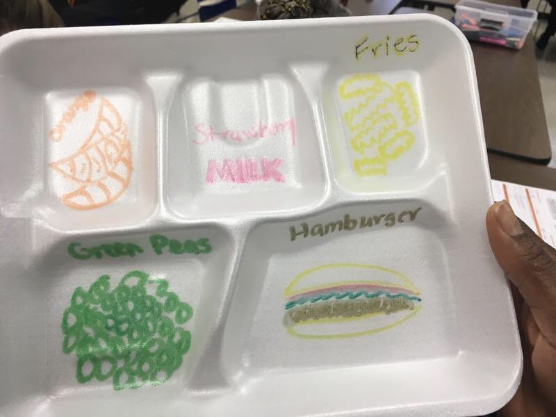 GaDOENutrition's tweet photo. Day 2 of Cafeteria Confidential is off to a colorful start! Participants are practicing how to create a meal that is both reimbursable & meets the meal pattern. #FuelingGA
.
.
#Georgia #professionaldevelopment #training #schoolnutrition #mealpattern #nutrition https://t.co/dNAfWShO56