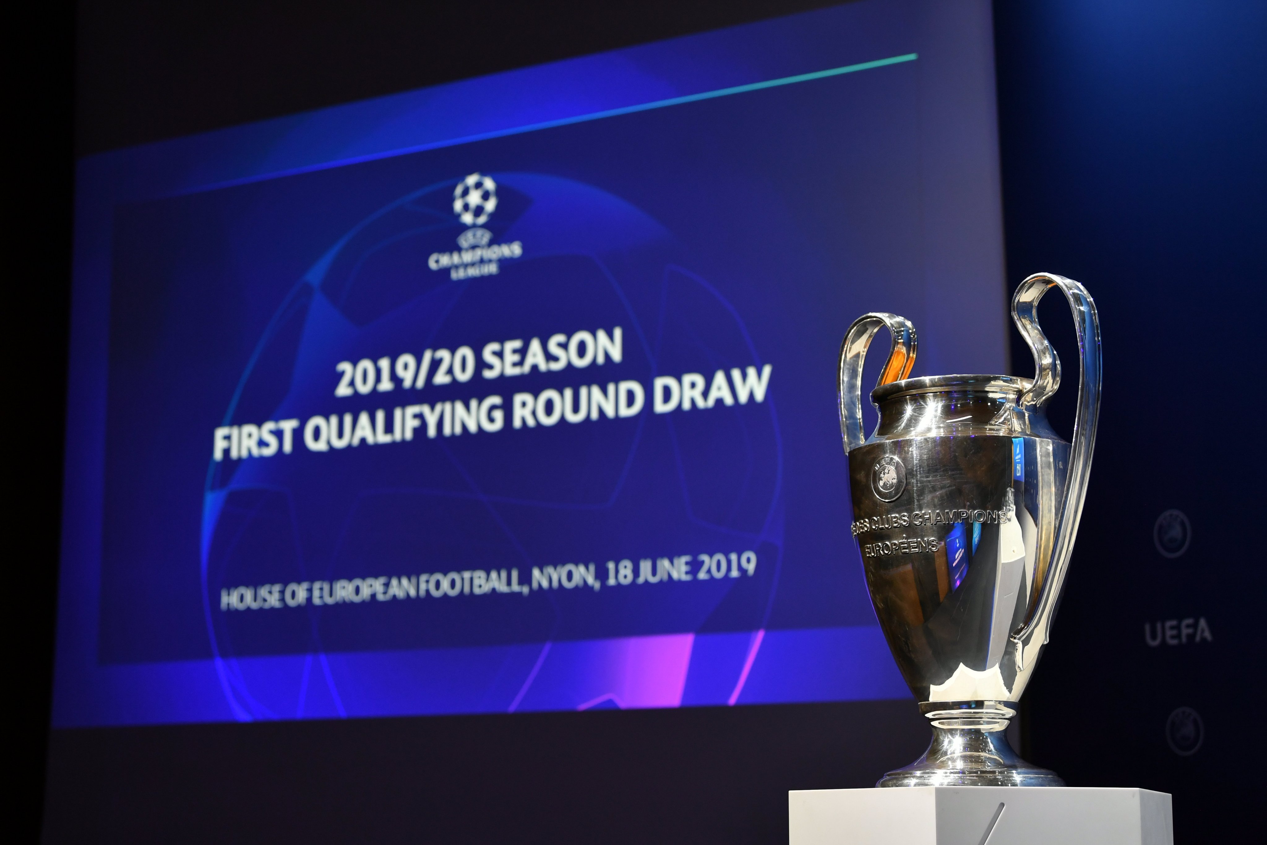 UEFA Champions League first qualifying round draw, UEFA Champions League  2020/21