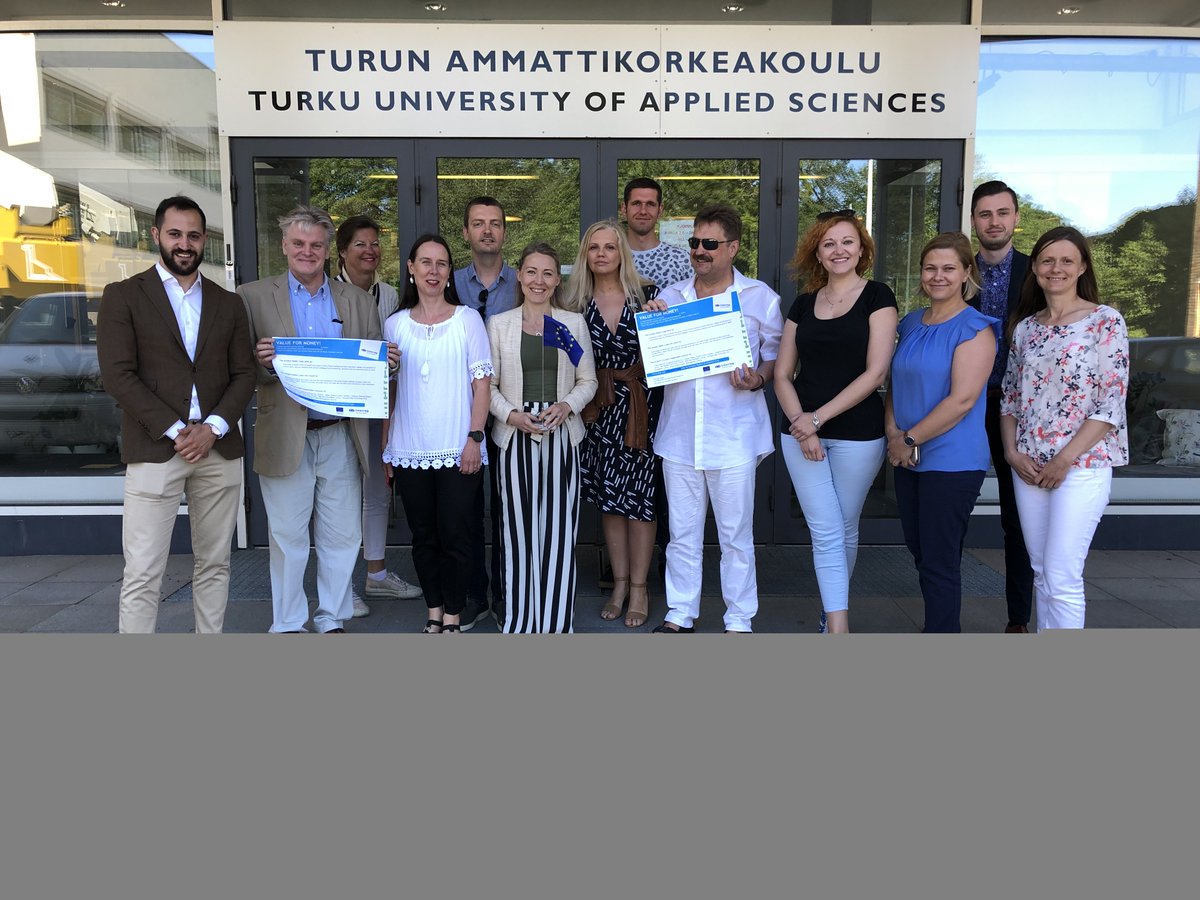 Baltic Loop project kick-off @TurunAMK 17.-18.6.2019 with all partners. Excellent to get the project wheels turning. Discussions on logistics and transport corridors and bottlenecks #CentralBaltic