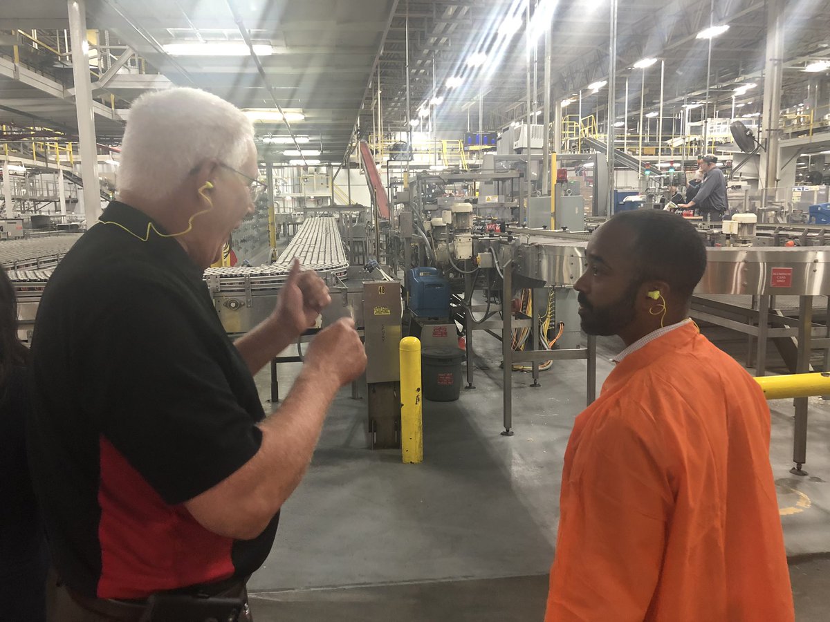 JeffMBourne's tweet photo. Touring the Coca-Cola Manufacturing and Distribution Center in Sandston! https://t.co/0sxBTS22qi