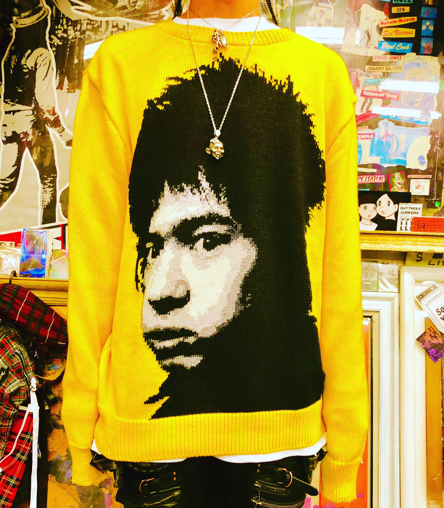 INU メシ喰うな　セーター　ニットギャングカウンシル　町田町蔵 メシ喰うな！」クルーネックセーター／ニットギャングカウンシル