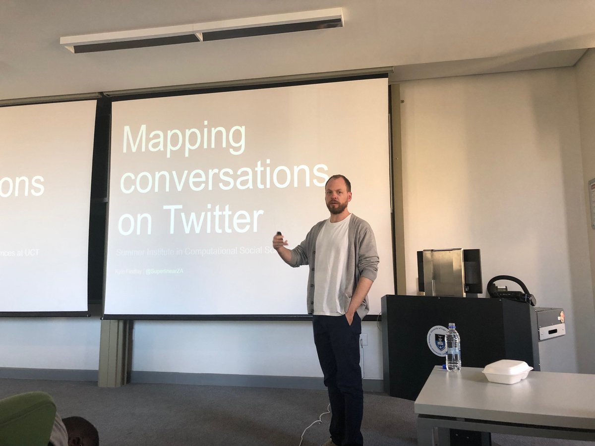 visseho09's tweet photo. Great presentation by Kyle Findlay @superlinearza https://t.co/9GgHdwwGIA, and a nice introduction of the class by @chris_bail https://t.co/4sH5XjZe2u