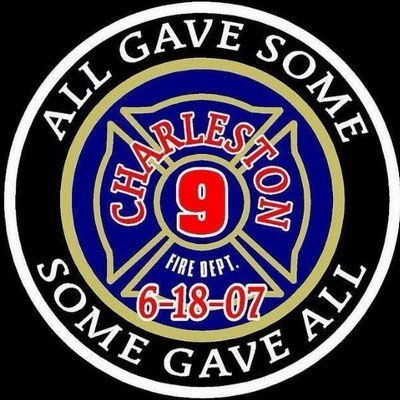 ClemsonFD's tweet image. Today and everyday we remember the sacrifice made by the Charleston 9. They are truly heroes we will never forget. #Charleston9 #NeverForget