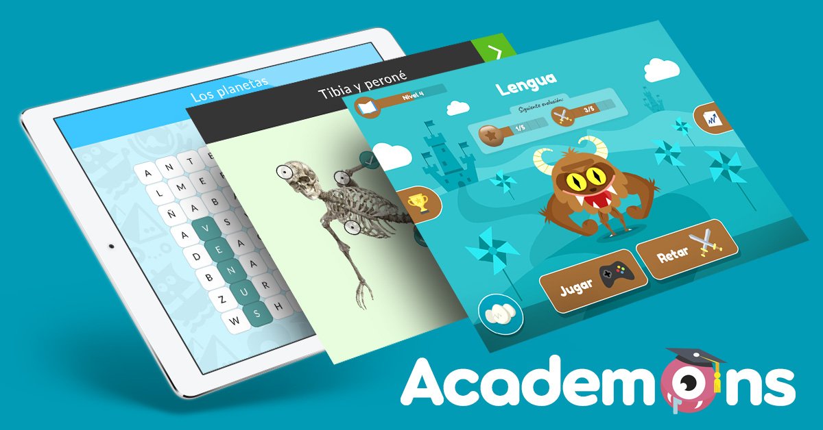 AyudaMaestros's tweet photo. Academons, la mejor App para repasar estas vacaciones. https://t.co/3Jc42pmQAU @academons @Cerebriti https://t.co/0hWiDmZY1g