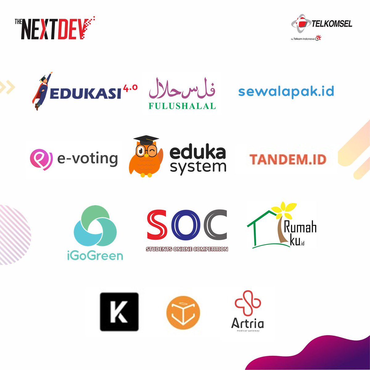 NextDev_id's tweet photo. Selamat bagi 12 startup terpilih! Bagi yang belum lolos, tetap semangat dan silahkan coba di kota selanjutnya ya! :-)
Sampai jumpa di City Pitch Palembang, Kamis 20 Juni 2019!
#TheNextDev2019 #TheNextDevTalentScouting #TheNextDevPalembang https://t.co/jC3B8c3Mte