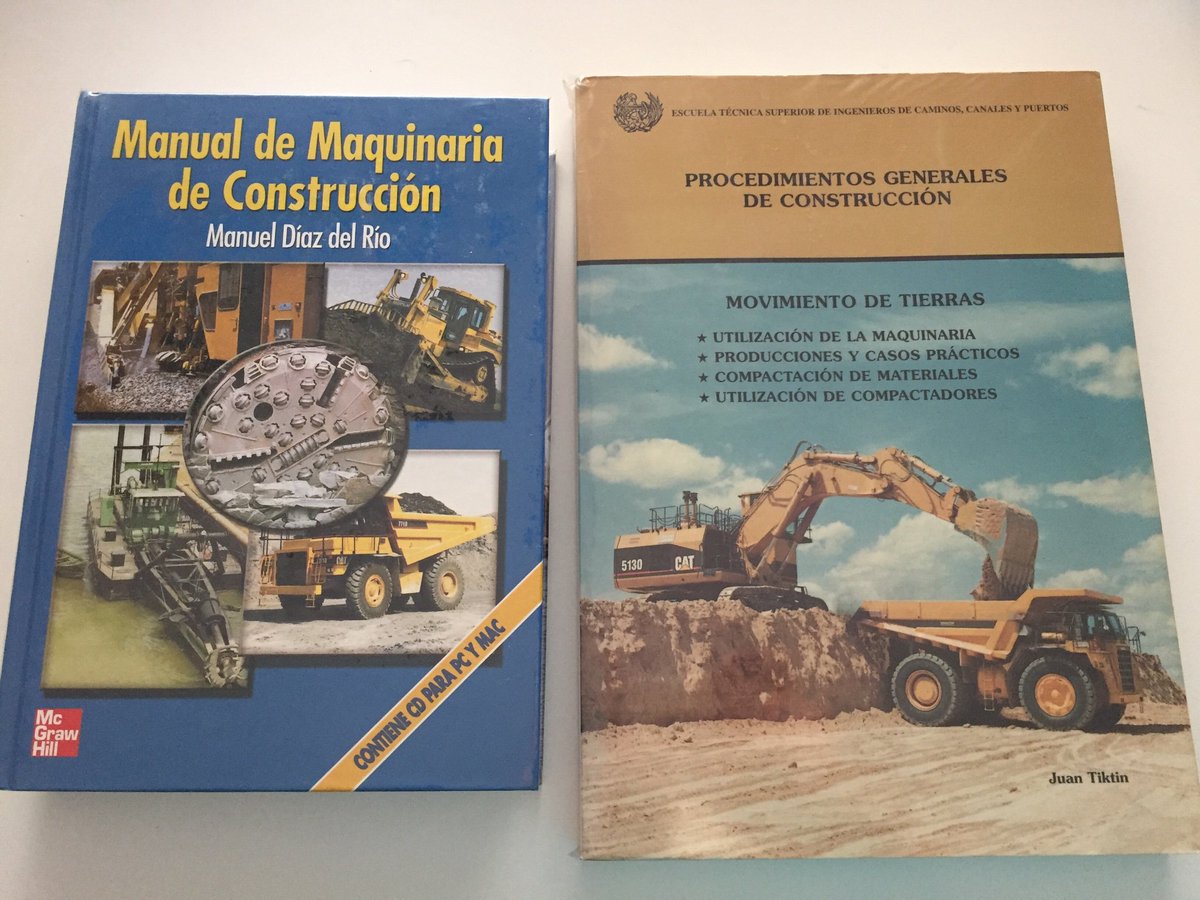 serapa79's tweet photo. @CaminosDivulga @jcgomvar @oteo_javier @MRGdeviaje @LuciaInigo_CDTI @JesusFraileArda @AngelGarciVidal @angelsampi @lolaestp Maquinaria y Obras Hidráulicas; muy duras; las estudié por apuntes, pero una vez finalizados mis estudios quise tener mi propia biblioteca y con el paso de los años los fui adquiriendo; en más de una ocasión me han sacado de algún que otro apuro. https://t.co/O5fnwScDs9