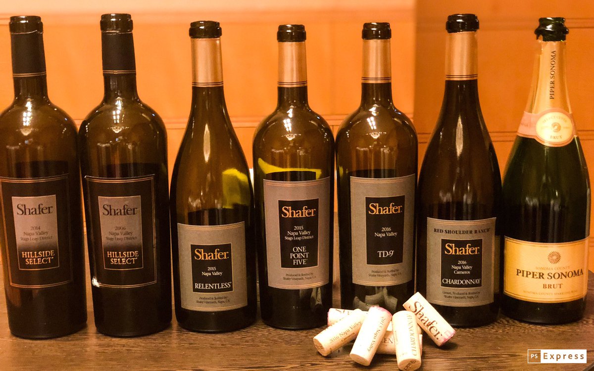 RussMcF's tweet photo. A fantastic evening of wine with @ShaferVineyards hosted by the entertaining #dougshafer @TACtokyo. #hillsideselect 2006, 2014 were a treat #Napa @winewankers #Cabernet https://t.co/uWTZ8xjMoh