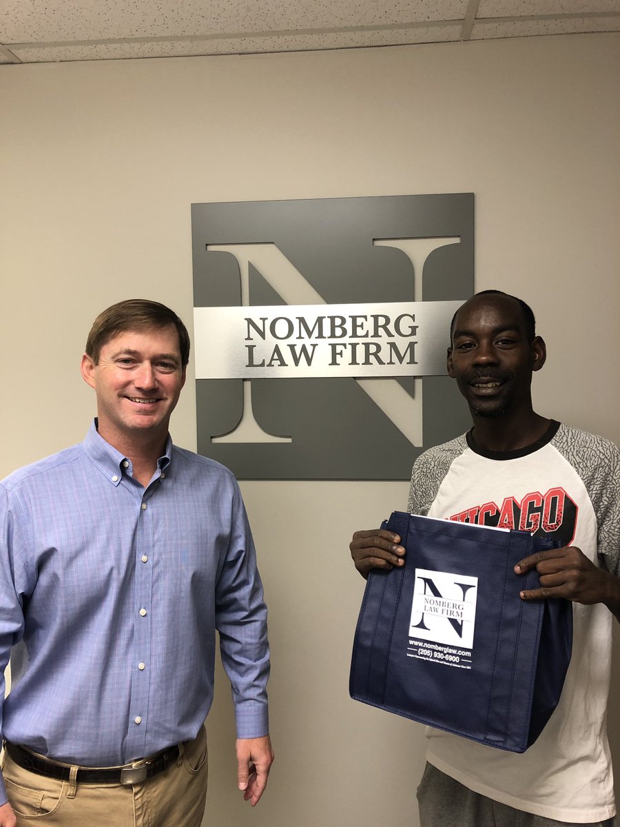 Alabamaworkcomp's tweet image. Good start to the day: giving Jerome his disbursement. 😀 #ALworkcomp