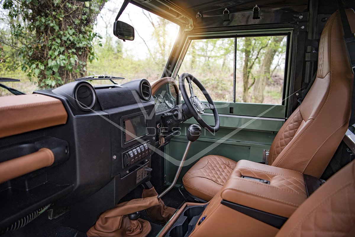 VIPdesign_ldn's tweet photo. VIP Design offer this stunning #LandRover #Defender Legacy Conversion. Each model undergoes an accurate &amp; sympathetic #restoration. Upgrade/replacement items are carefully integrated. Maintaining and growing your Defender's value.  More: https://t.co/w0DqYU0B5H https://t.co/vBQQUfhD7S