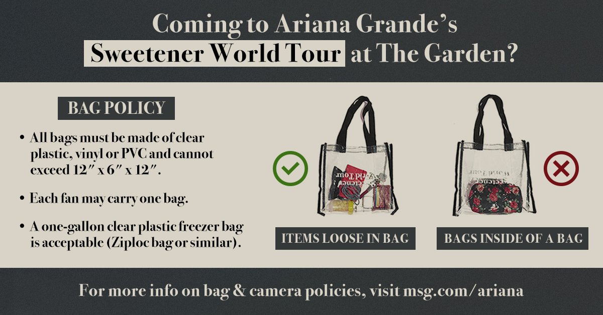 Msg On Twitter Heads Up For Arianagrande Fans Coming To