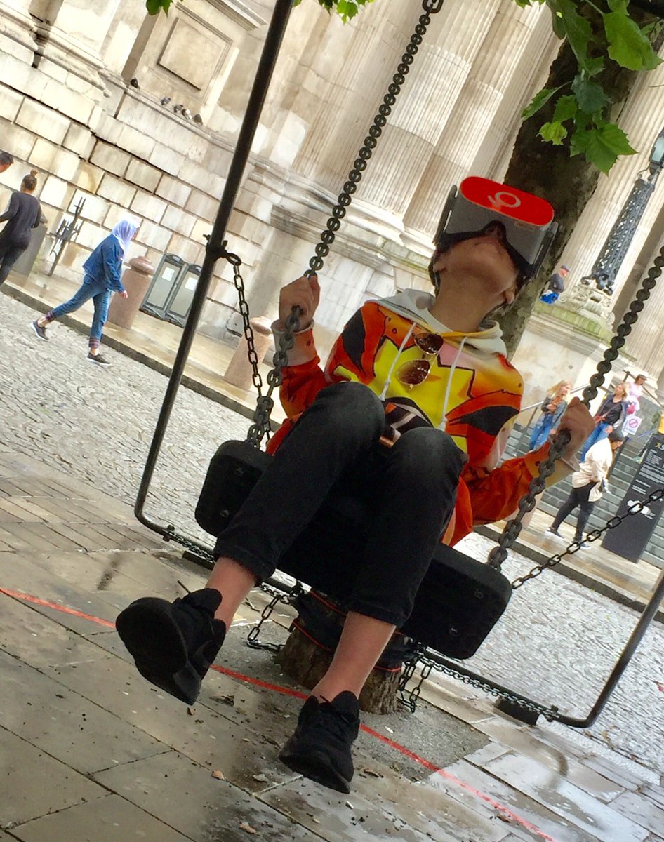 studiogogo's tweet photo. Our Leonardo da Vinci inspired VR flying machines are a big hit at St Paul’s! #Volo #FantasticFeats #LFA2019 #virtualreality #studiogogo https://t.co/85kcAlvH0i