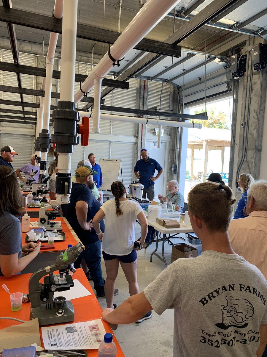 algafeed's tweet image. Earlier this month we attended a wonderful microalgae workshop were we got to meet a lot of Florida shellfish farmers and had a chance to speak with Dr. Gary Wikfor, the nations alage expert! #NOAA #microalgae #shellfish
