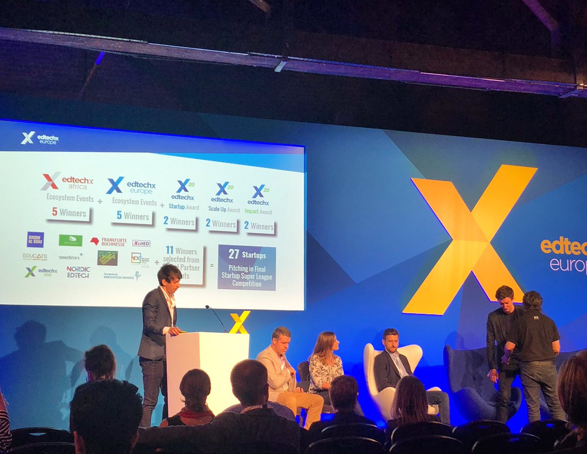 PennyTainton's tweet image. Ready for the EdTechXEurope Global Startup Super League. Looking forward to watching our South African startups pitch! Good luck @papervideo @crsp_dsgn #edtechx19 @EdTechEurope
