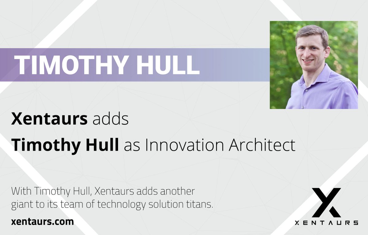 Xentaurs's tweet image. Xentaurs is excited to introduce Timothy Hull, Innovation Architect, to the team.
Hull has a rich background in highly distributed applications & networking which has helped large enterprises & honorably supported the armed forces of our great country.
#datacenterarchitecture