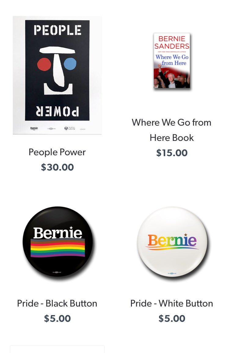 OurRev305's tweet photo. Haven’t checked out the Bernie store  in a bit and WOW!!  🥳

#BernieStore #BernieSwag #Pride #BernieBucks #AllTogetherNow #PeoplePower #MyBodyMyChoice #EmpowerUS #TransPride #LangstonHughes #Revolution #Bernie2020  #WeAllDeserveAFuture https://t.co/iKWeFNIUpE