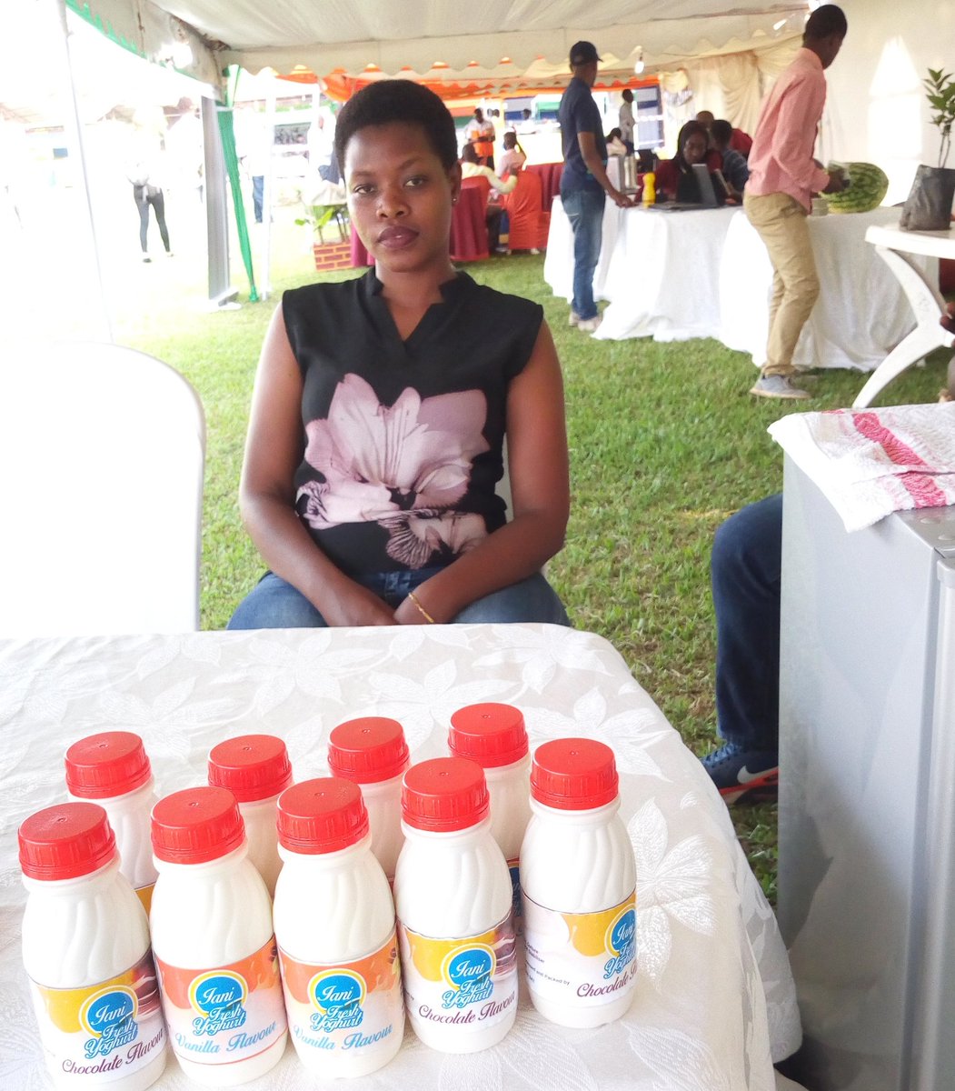 EnterprisesTani's tweet photo. Tani Enterprise is eagerly waiting for you at the 14th Agricultural show taking place at the Murindi agricultural show Ground. Pass by at the RYAF arena and grab yourself delicious and good quality yoghurt.@ryaf_agribiz 
#RwandaAgriShow2019 https://t.co/RQyetw56rX