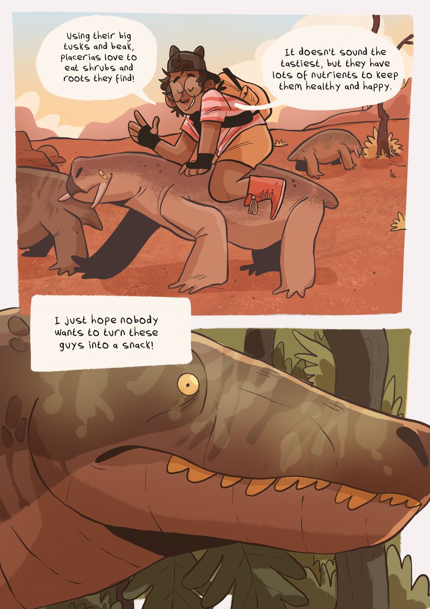 idk let me do a kids comic about the Triassic period or SOMETHIN 