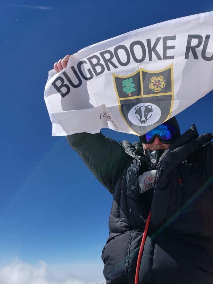 It’s on our club Facebook but not on the tweeter - well done Arthur Prestidge for climbing #Everest AND getting the <a href="/BugbrookeBadger/">BugbrookeBadger</a> flag to the top. #Legend #Badger