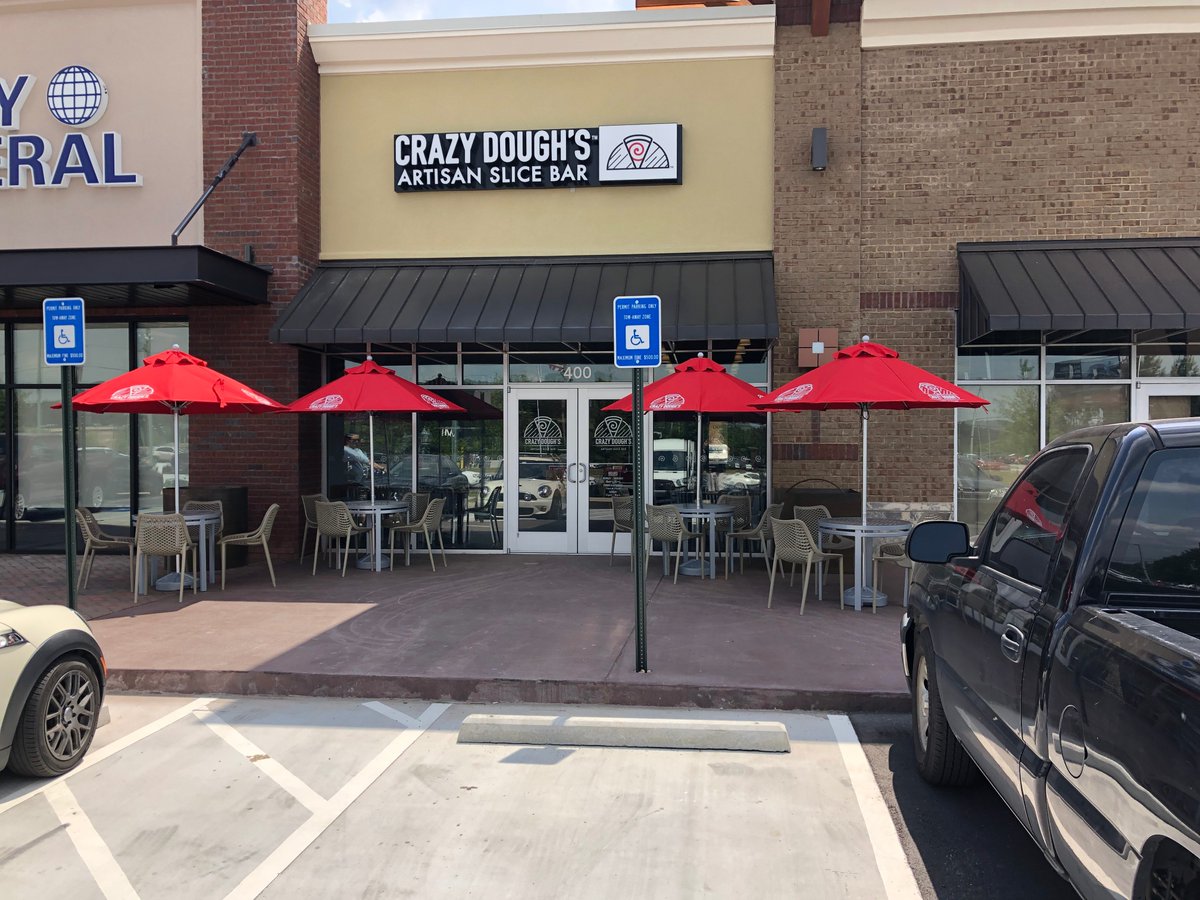 <a href="/CrazyDoughs/">Crazy Dough's Pizza</a> has opened in Buford, GA.  Grand opening tomorrow with free pizza slices 12pm-2pm.  #eatcrazy