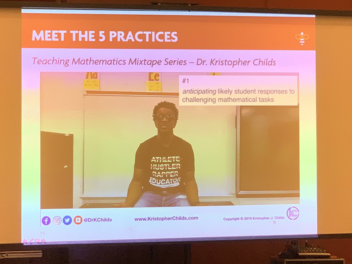 LBrookePowers's tweet photo. We had to bring a little @DrKChilds to #OURHIVE! His PD mix tape series is a can’t miss for math teachers!

https://t.co/elexWUE6jM https://t.co/wMkzePtqC7