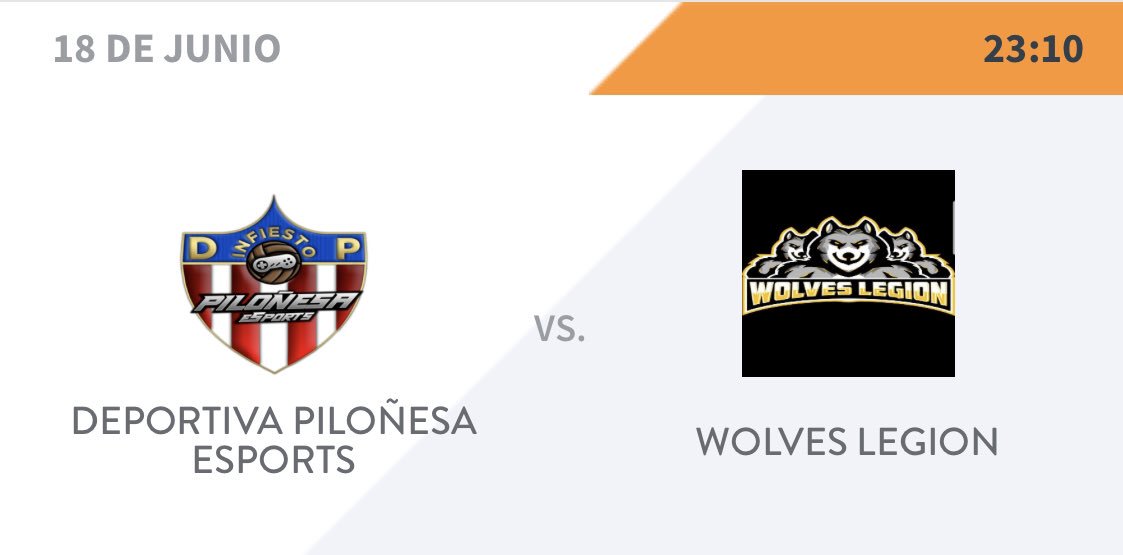 🏆| <a href="/VFOspain_ps/">VFOspain PS</a> 

🆚| @WolvesLegionEC 

⏰| 23:10 🏠 

🔴⚪️ #123Piloñesa #avanti <a href="/InfiestoeSports/">Dxtiva Piloñesa eSports</a>