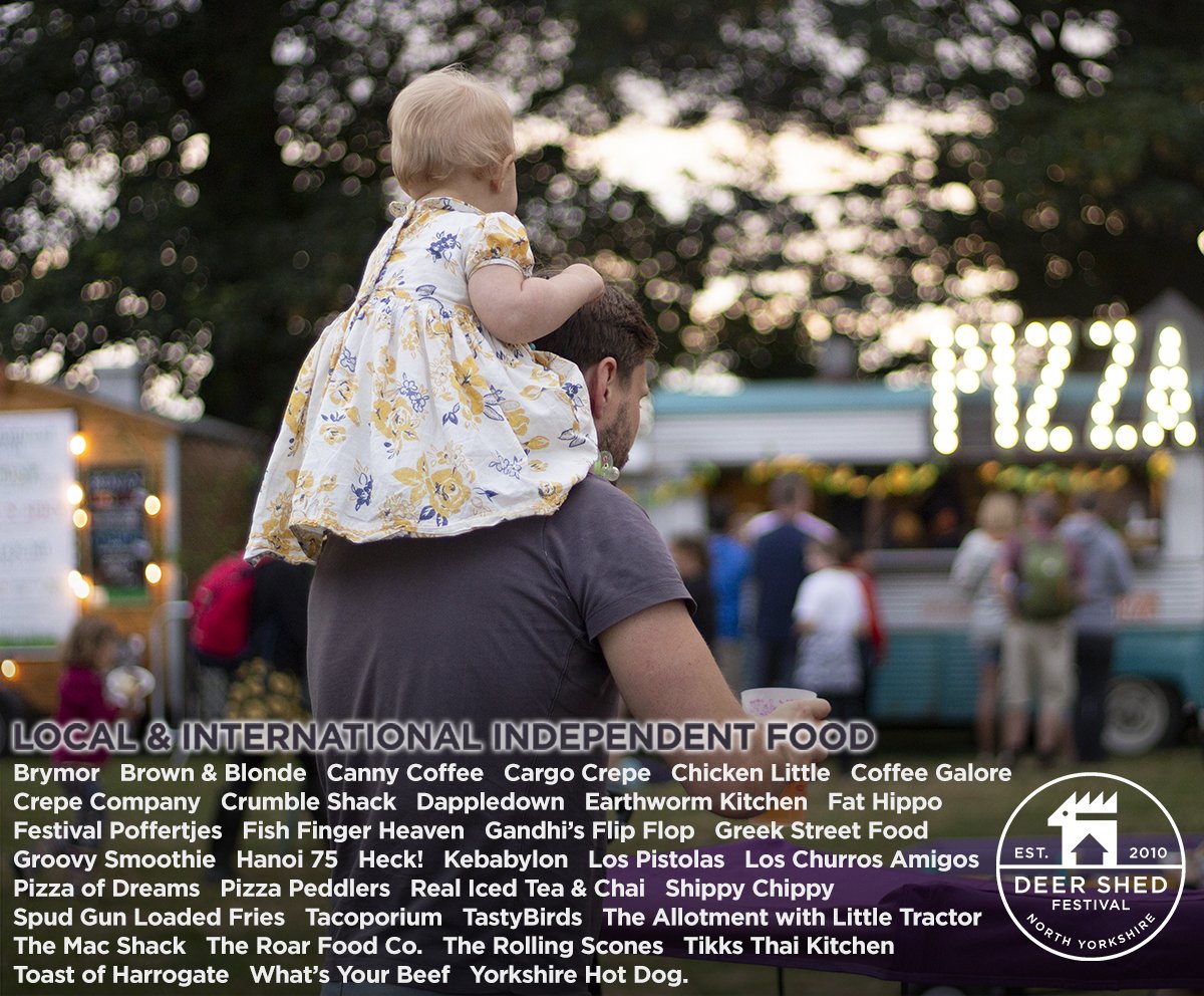 YES... welcome to McDeerShed! 

Only joking. As if we'd ever do that to you. Closest thing you'll get to a "chicken" nugget at #DeerShed10 is Chicken Little's popcorn chicken box. 🍗

Introducing our huge range of local, international and independent street food vendors! 🍕🍱🍔🤤