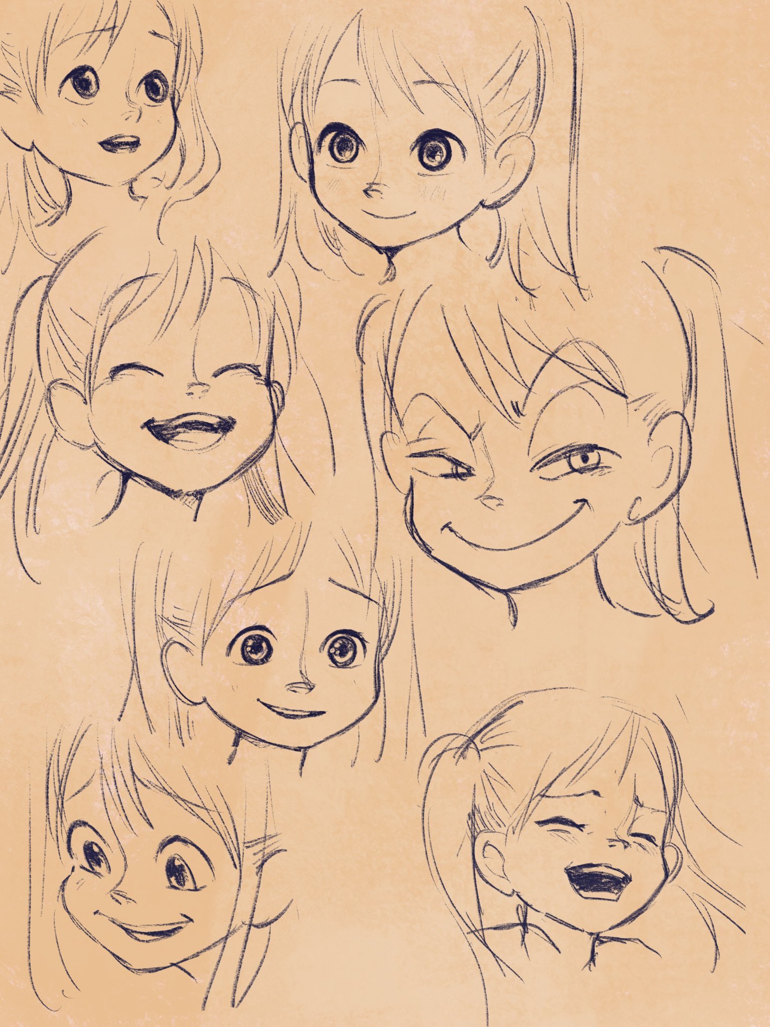 まきはるか No Twitter 色々な笑顔 自分の描く表情がはっきりしないから ディズニーのコンセプトスケッチをお手本にして描いてたら線の意味がちょっとわかってきた あと鼻って思ってるよりずっと柔らかく動くんだな 表情トレーニング まきはるか No Twitter 色々な笑顔 自分の描く表情がはっきりしないから ディズニーのコンセプトスケッチをお手本にして描いてたら線の意味がちょっとわかってきた あと鼻って思ってるよりずっと柔らかく動くんだな 表情トレーニング