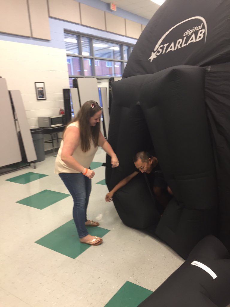 scps_poy's tweet photo. Adding the projector to the StarLab https://t.co/78jaE0vKKi