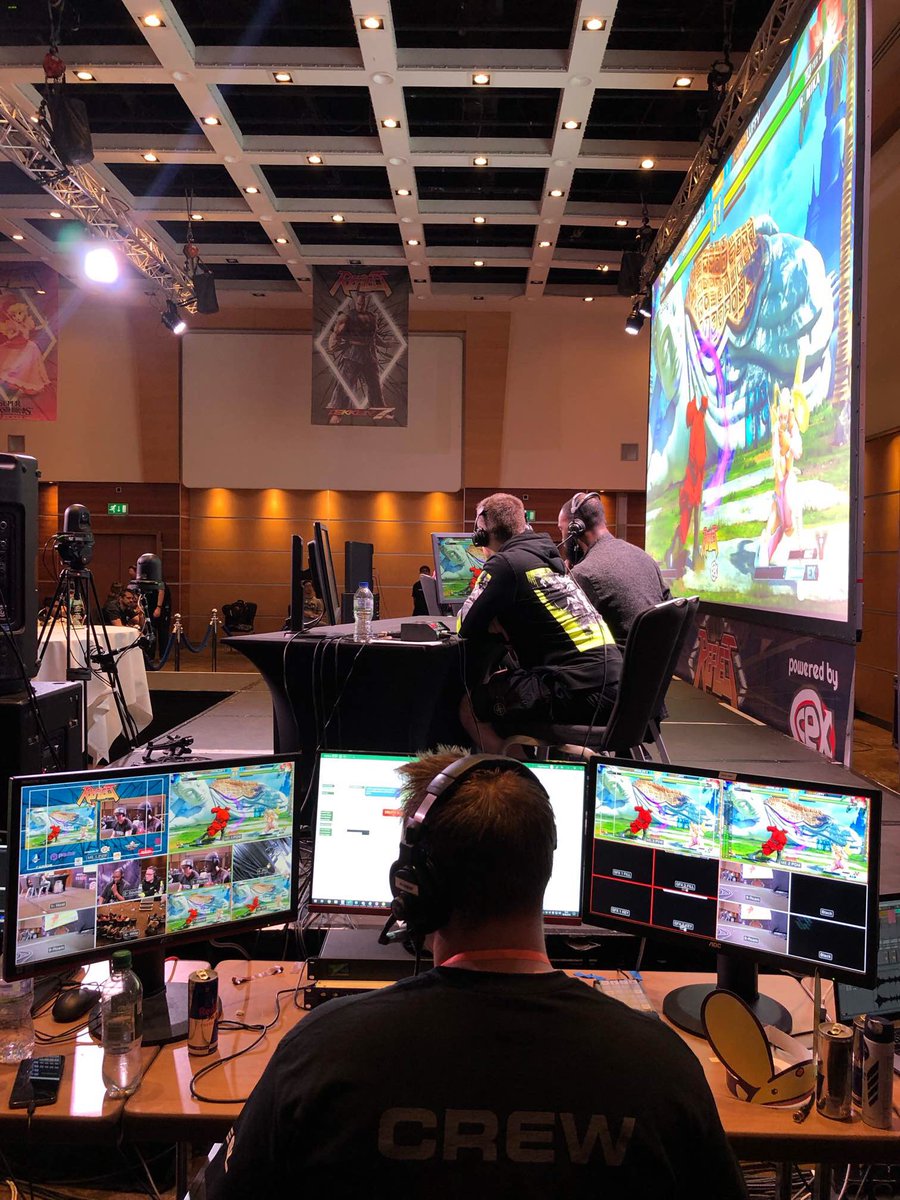 UKOneMoreThing's tweet photo. After 2 years at ESL I finally got to work a fighting game tournament. Thanks to #reflectexpo and #cex for having us there and congrats to the winners. @benyblake the sneaky pic taker. https://t.co/u28H2cxX70