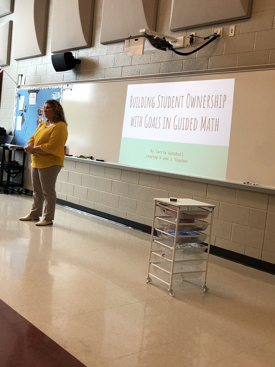 So excited to learn more about making goals in guided math! Thanks for sharing your ideas <a href="/Mrs_Gutshall/">Carrie Gutshall</a> #ACTCL19
