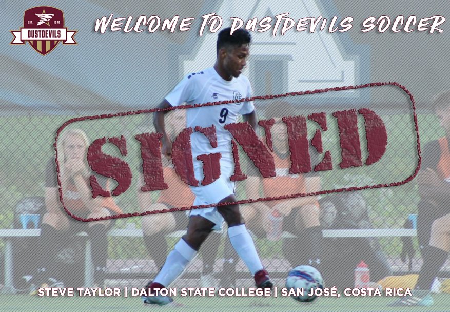 Welcome to the Dustdevils Soccer family, Steve Taylor! #DustEm