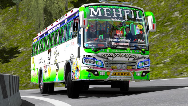 Bus Hrtc Indian Bus Skin For Bus Simulator Indonesia 