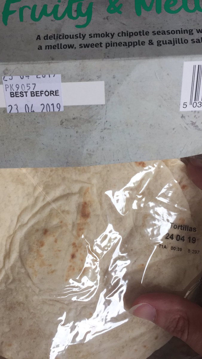 BeckyKaufman's tweet photo. Unfortunately I didn’t get my receipt but today 18.06 I bought some very out of date wahaca tortilla last from Bury @Tesco https://t.co/YjcoQVT54L