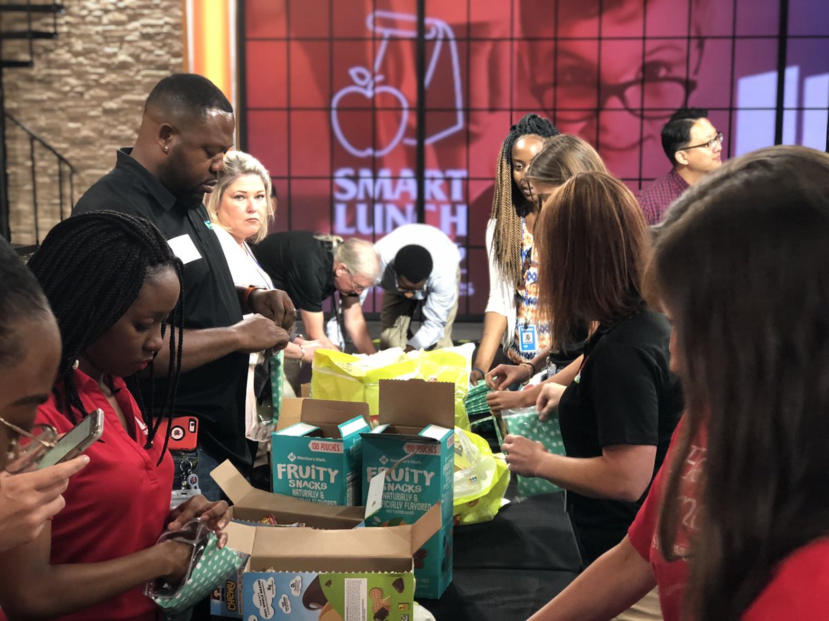 11AliveNews's tweet photo. A summer tradition here at 11Alive: @actioningeorgia has taken over the studio for their #SmartLunchSmartKid program! Learn more about their work to feed families in need: https://t.co/fQC7usiSIT https://t.co/DXZ2HGrjzA