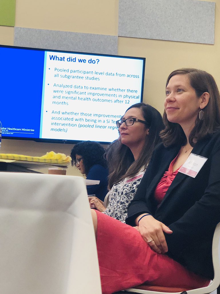 karenerrichetti's tweet photo. Allyson Scherb Auerbach and @Maldonado_Edlin listen to @LisaSWolff present at the @mhmstx Si Texas Convening. I love these two women. This project would not have been possible without you! #mhmsitexas  @HRiAction #womeninstem https://t.co/ZJBF7WKjtf
