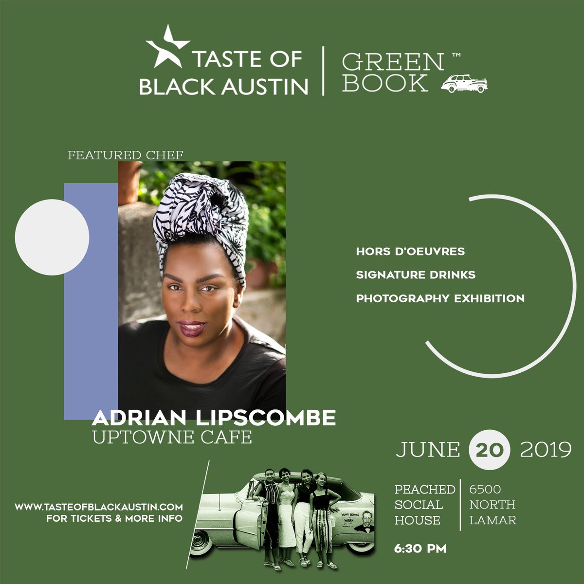 TASTE OF BLACK AUSTIN IS IN 2 DAYS!

About the #TOBA Chef: Adrian Lipscombe

Adrian Lipscombe, a native Texan, is the owner of Uptowne Café and Bakery and Urbanlocity, a planning firm. She opened the cafe in WI to create urban change. 

ow.ly/MIhK50uAL00 #TasteOfBlackAustin