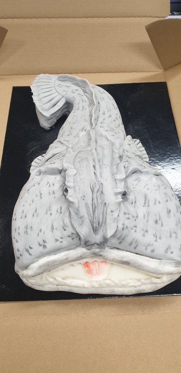 Thank you Igor for the cake. It looks amazing!  We wish you every success in your future career. #eatmorefish #eatmorecake #monkfish