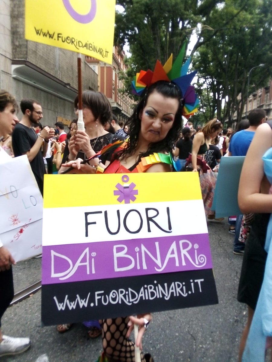 nonbinarytorino's tweet photo. FAVOLOSITΓ
π³οΈβππ³οΈβππ³οΈβπ
#pride #pride2019 #ondapride #ondapride2019 #piemontepride2019 #torinopride #torinopride2019 #overtheborders #nonbinary #nonbinaryitalia #nonbinarypride #trans #transpride #transrights #LGBTQ #LGBTQitalia
π» https://t.co/VVU6DNdlhL https://t.co/Nf9PRQGWIw